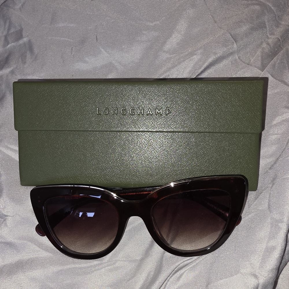 Longchamp Women's Tortoiseshell Cat-Eye Sunglasses with Gradient Lenses